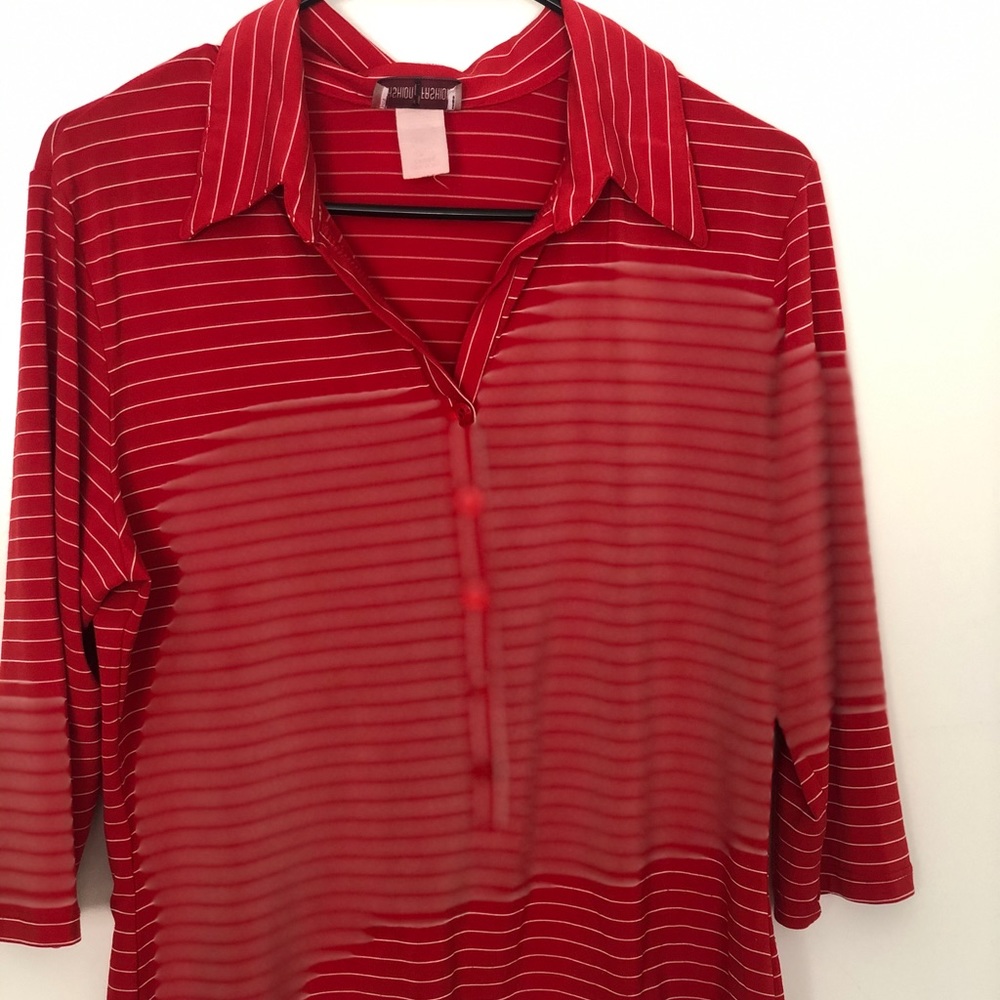 Womens button up blouse-M56